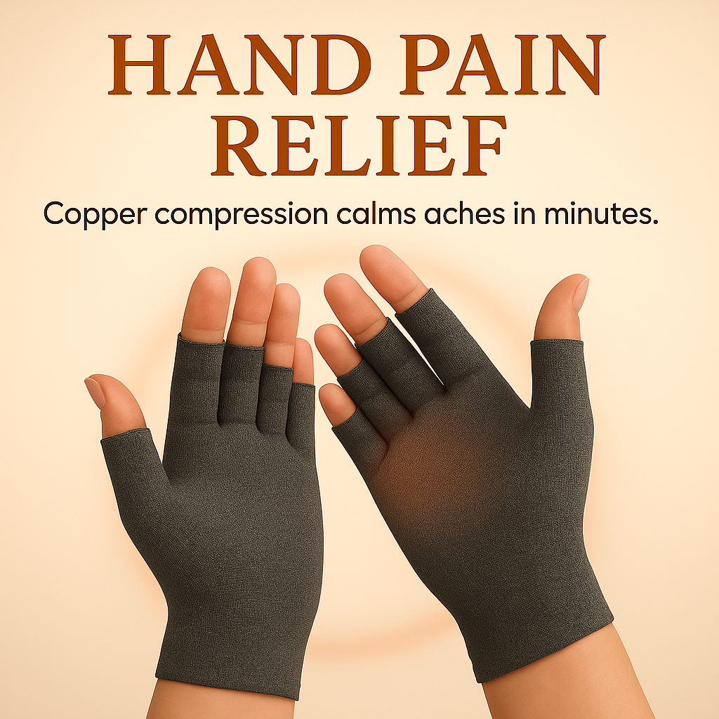 Copper Fiber Compression Gloves