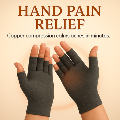 Copper Fiber Compression Gloves
